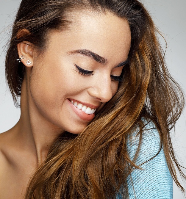 Woman with gorgeous smile