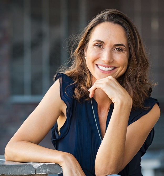 Woman with healthy smile