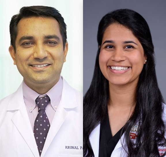 Dr Krunal Patel and Dr. Deep Gaddei smiling