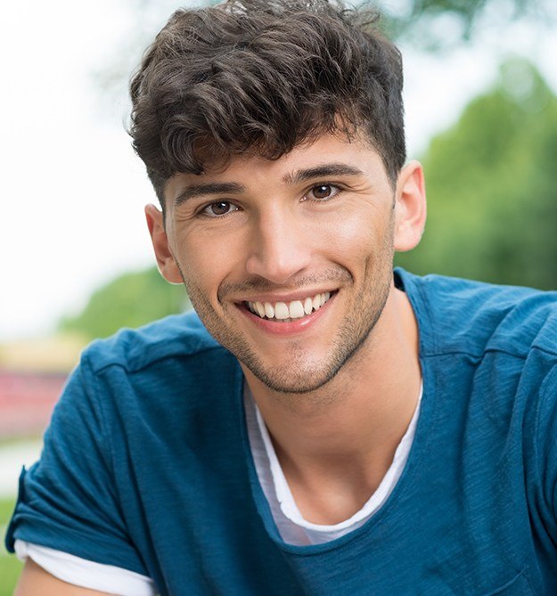 Man with healthy smile