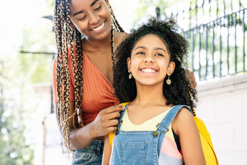 child smiling to prevent dental emergencies in Willow Grove